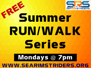 Sea Rim Striders Free Summer Run/Walk Series #10 - Sponsors logo