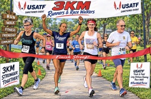 Sanctioned 3Km Run & Race Walk, Power Walk or Stroll logo