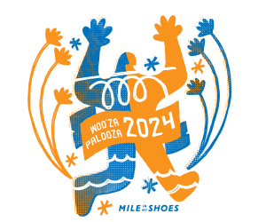Wooza Palooza 5k & 10k Community Run logo