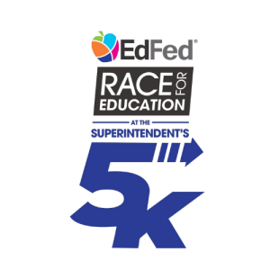 The EdFed Race for Education at the Superintendent’s 5K logo