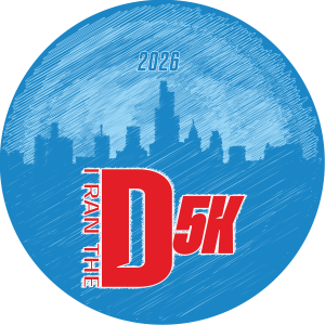 I Ran the D 5K logo