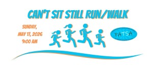 Can't Sit Still Run / Walk logo