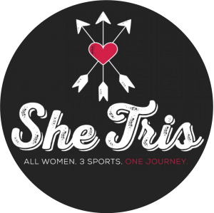 She Tris Sprint Triathlon - Carnes Crossroads logo