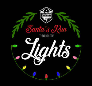 Santa's Run through the Lights 5K Run/Walk logo