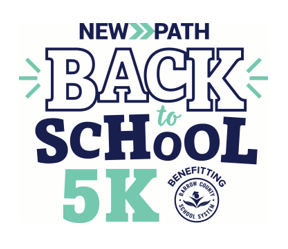 New Path Back to School 5K and Virtual 5K logo