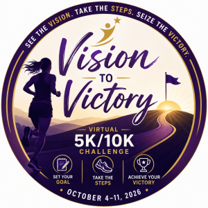 Vision to Victory Virtual 5k/10K Challenge logo