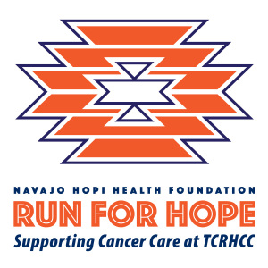 + Navajo Hopi Health Foundation + Run for Hope logo