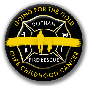 Dothan Firefighters Going for the Gold logo