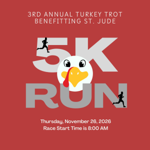 5K Turkey Trot benefiting St. Jude logo