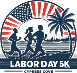 Cypress Cove Labor Day 5k logo