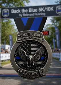 Back The Blue "Live Virtual" 5k/10k logo