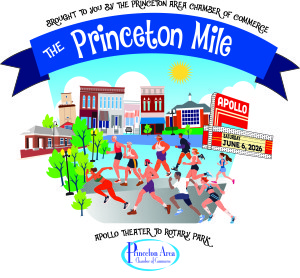 The Princeton Mile logo