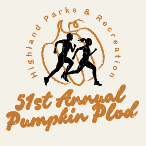 Highland Parks & Recreation's Pumpkin Plod logo