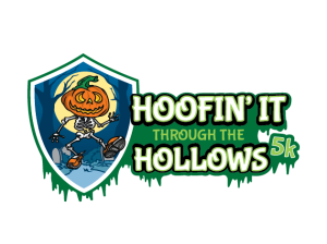 Hoofin' It Through the Hollows 5K logo
