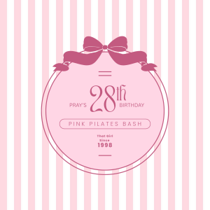 Pink Pilates Birthday Bash logo