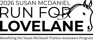 Susan McDaniel Run for Lovelane 5K logo