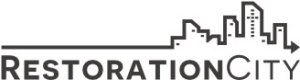 RestorationCity's Run 2 Restore logo