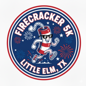 Firecracker 5K Little Elm logo