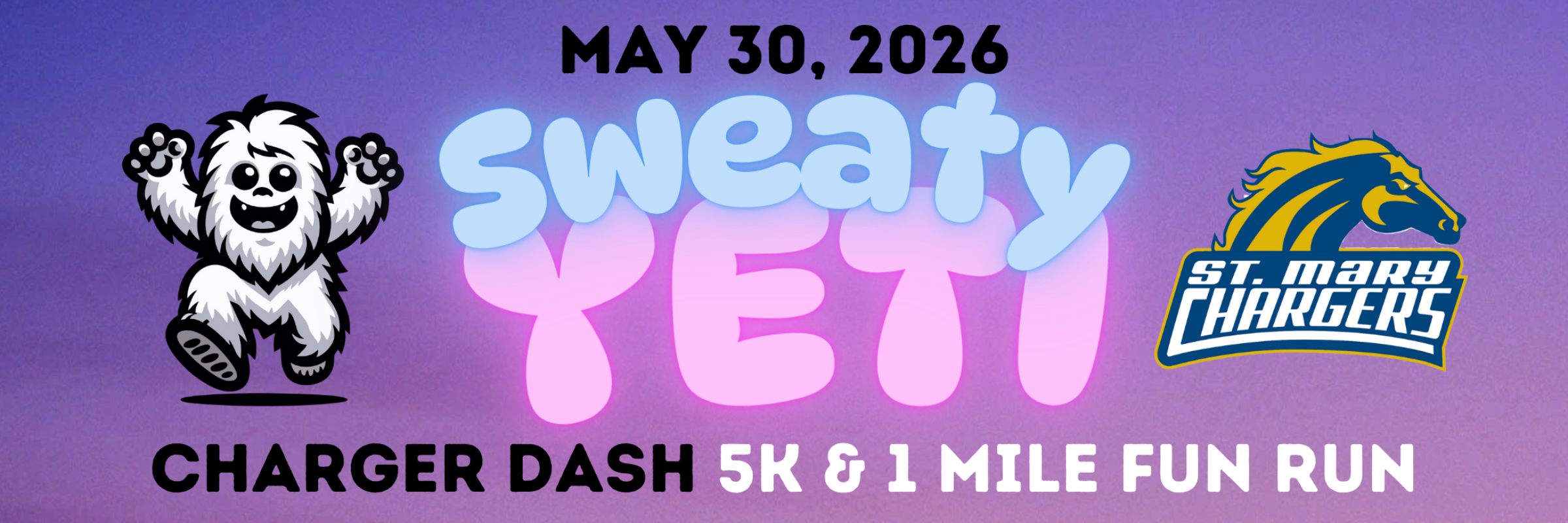 Sweaty YETI Charger Dash