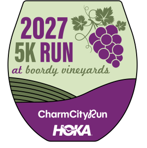 Charm City Run 5K at Boordy Vineyards presented by Hoka Early Bird Registration ( ) logo