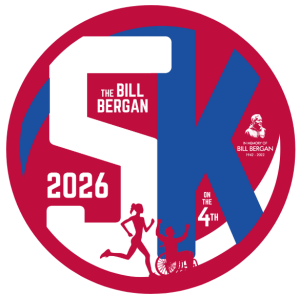 The Bill Bergan 5k on the Fourth logo