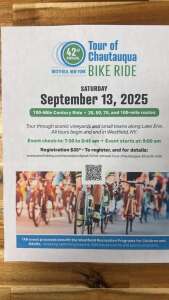 Tour of Chautauqua Bike Ride logo