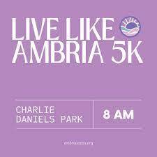 Live Like Ambria 5k logo