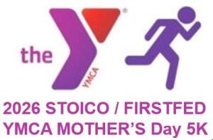 Mother's Day 5K at the Stoico Firstfed YMCA logo