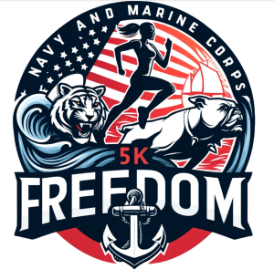 Navy and Marine Corps Freedom 5K logo