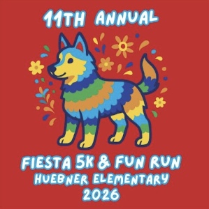 Huebner Elementary PTA Fiesta 5k and 1k Fun Run at Eisenhower Park logo