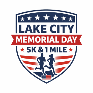 Lake City Memorial Day 5k & 1 Mile Road Race logo