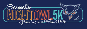 Screech's Night Owl 5K & 1 Mile Fun Walk logo