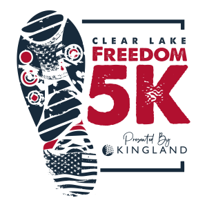 Clear Lake Freedom 5K presented by Kingland logo
