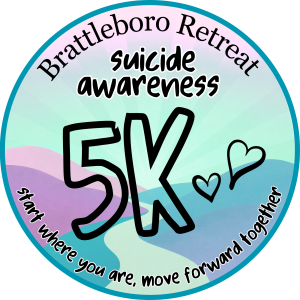 Brattleboro Retreat 5K for Suicide Awareness logo