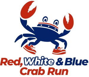 Red, White, and Blue Crab Virtual Race 5K/10K logo