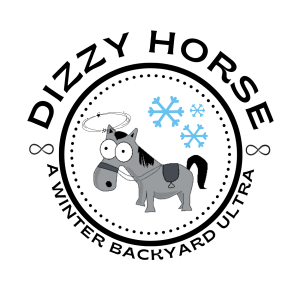 Dizzy Horse, A Winter Backyard Ultra logo