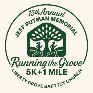 Running the Grove 5K logo