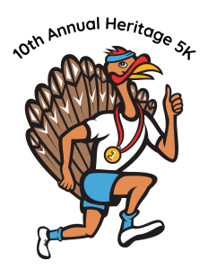 Heritage 5k: Turkey Trot & Kids Turkey Dash logo