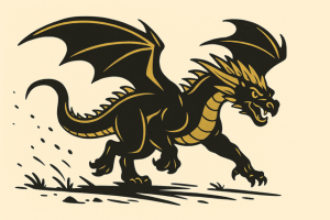 BLA Dragon 5K logo