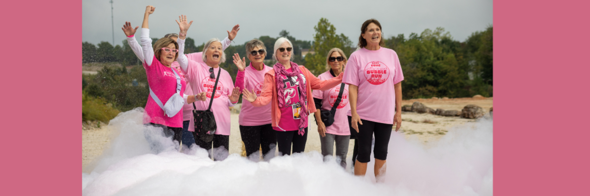 Pretty in Pink Bubble Run