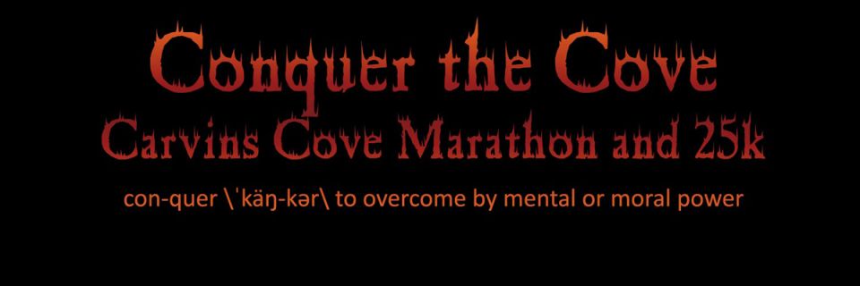 Conquer the Cove 25k and Marathon Trail Races