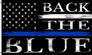 Cloverdale Back the Blue 5K logo