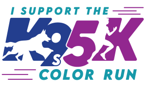 2026 I Support the K9s Color Run 5K logo