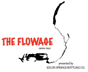 THE FLOWAGE canoe race logo
