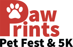 Paw Prints PetFest & 5K logo