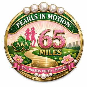 Pearls in Motion: 65-Mile Challenge logo