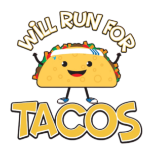 Will Run for Tacos logo