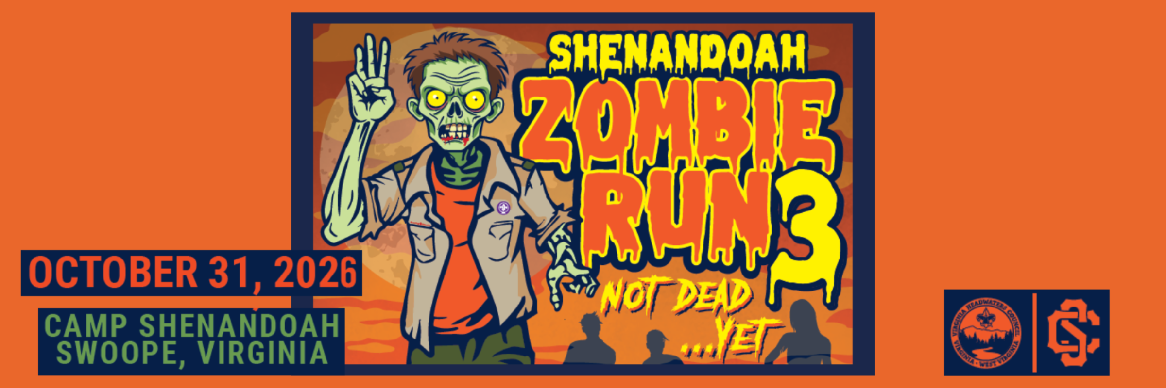 Shenandoah Zombie Run 3 - NOT DEAD YET!