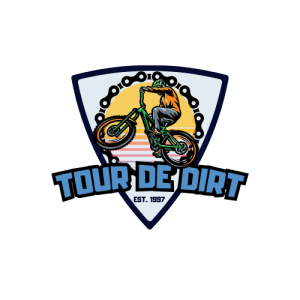 Tour de Dirt Race Plates logo