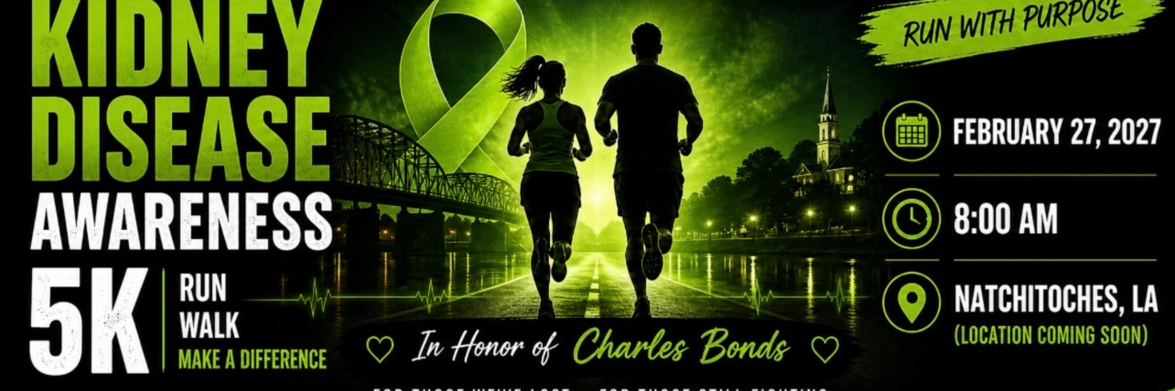 Kidney Disease Awareness 5K Natchitoches, Louisiana